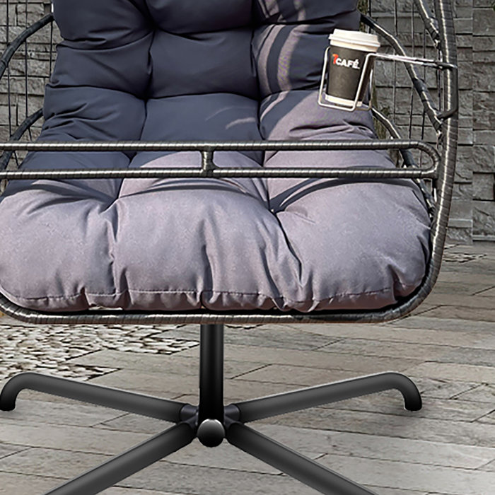 Dakota Fields Kayla Hanging Chaise Lounger with Stand Wayfair